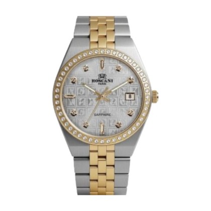ROSCANI ROSW4687G5 DATE FUNCTION 34MM STAINLESS STEEL STRAP WOMEN WATCH